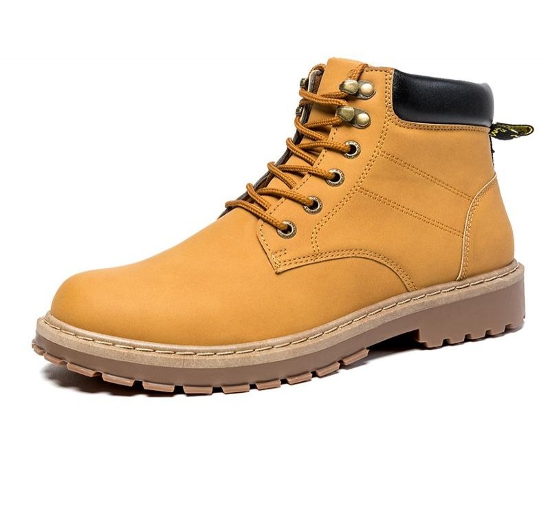 New Fashion Lace Up Shoes High Top Casual Shoes Mens Snow Boots Men Ankle Boots Men Suede Leather Boots